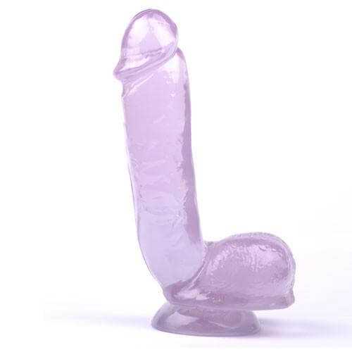 Suction Base Dildo - Realistic Mr Big shaft - Purple - PLEASURE ATTIC - UK's Best Low Cost Adult Toys